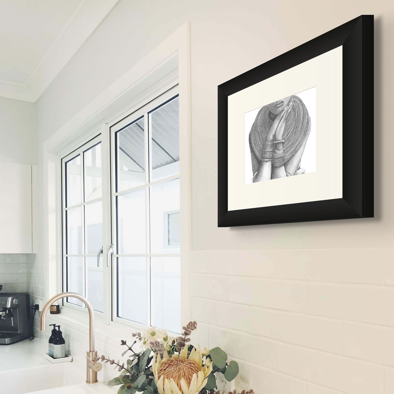 "Listening Intently" (Signed Print)